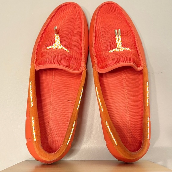 SWIMS Men’s Orange Loafer Watershoes Size 13 - Picture 14 of 16